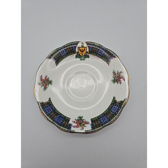 Royal Standard Bonnie Scotland Clan Macdonald Saucer Only - Picture 1 of 6